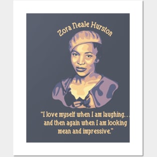 Zora Neale Hurston Portrait and Quote Posters and Art